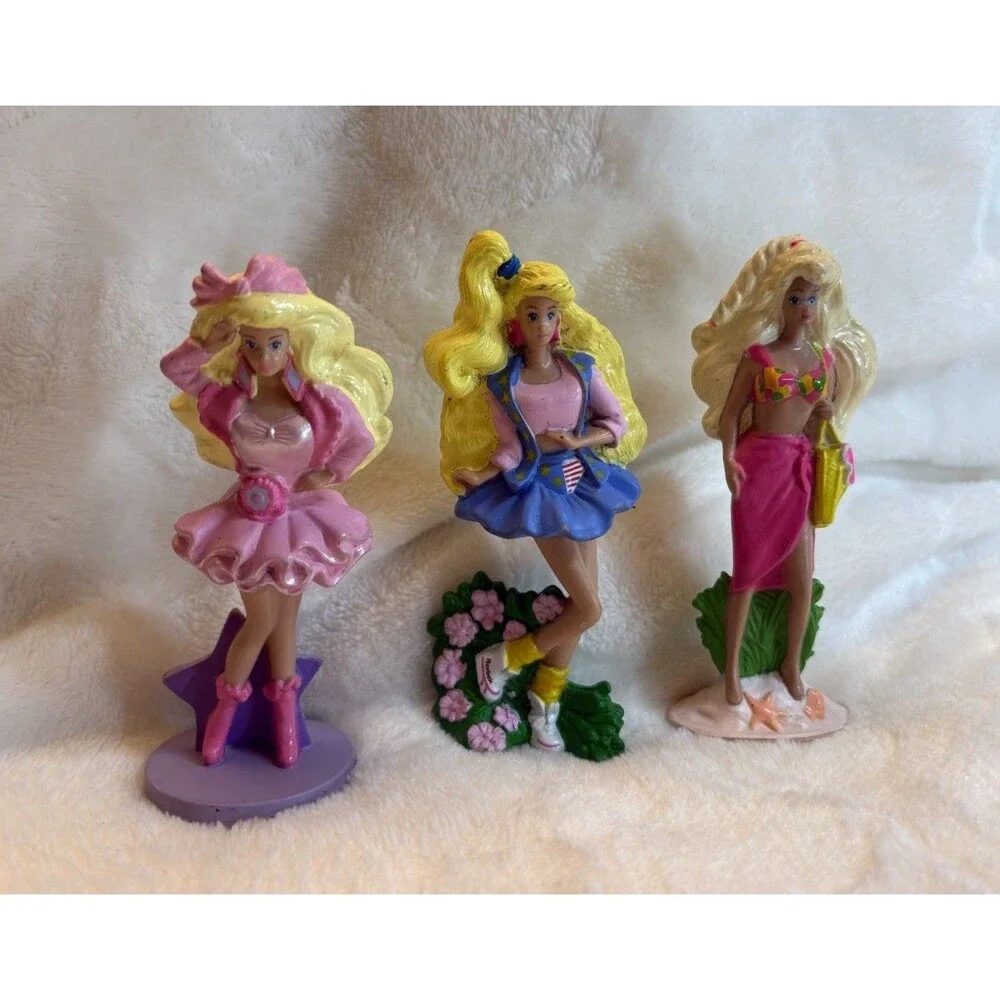 Vintage 1991 McDonald’s Barbie Toy Lot Of 3